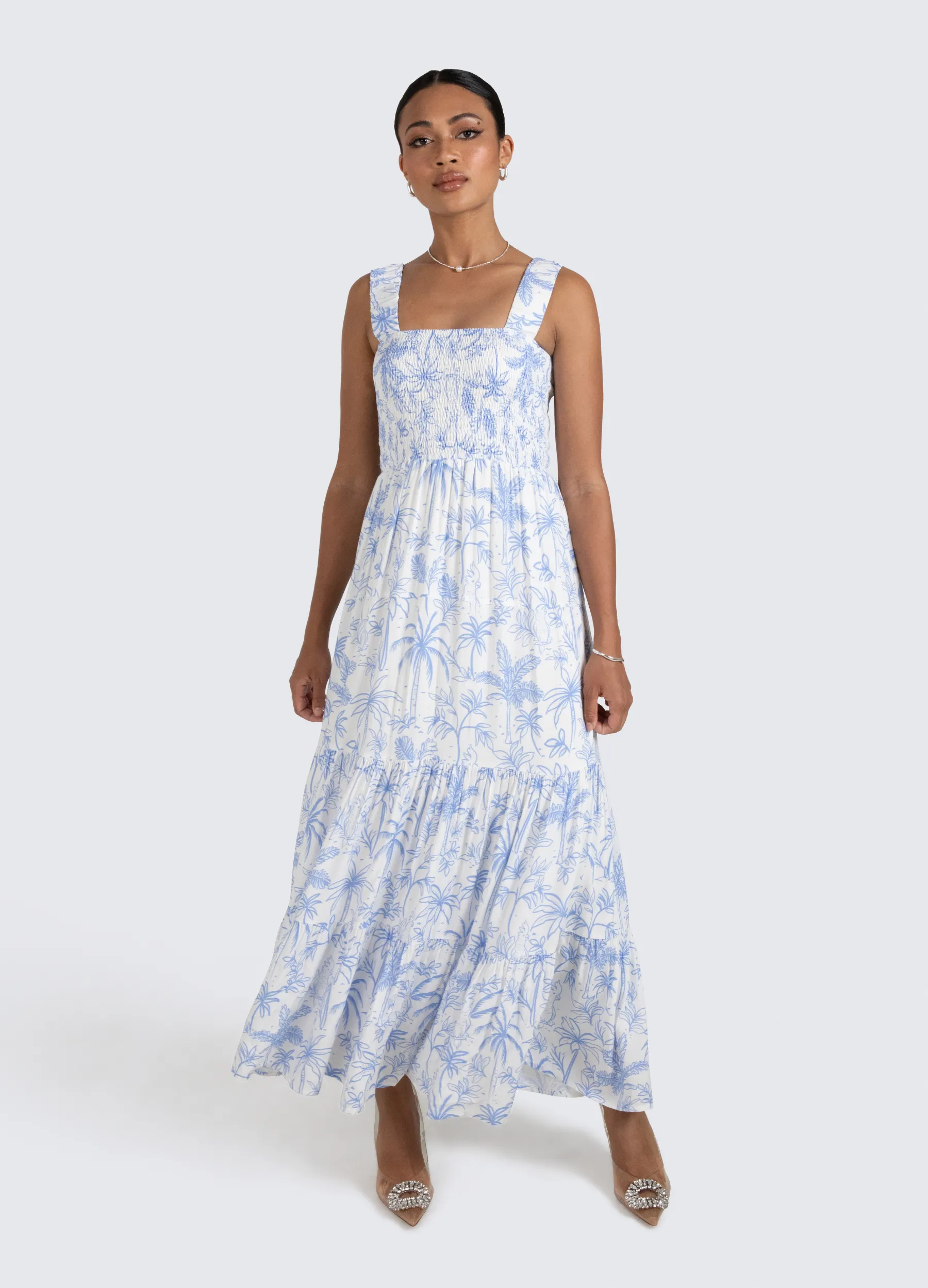 ESTL - Strappy Katerina Maxi Dress - Sentosa Print