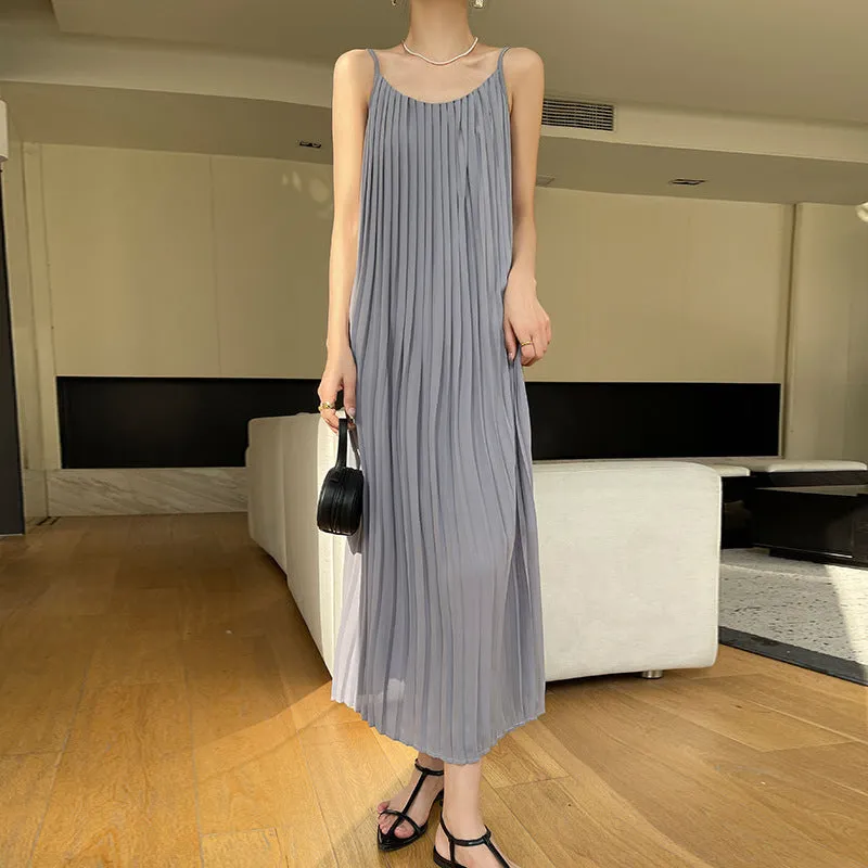 Ethereal Lavender Sleeveless Maxi Dress