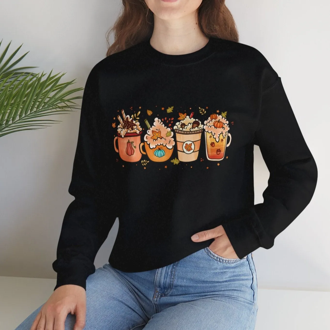 Festive Fall Drinks Sweatshirt