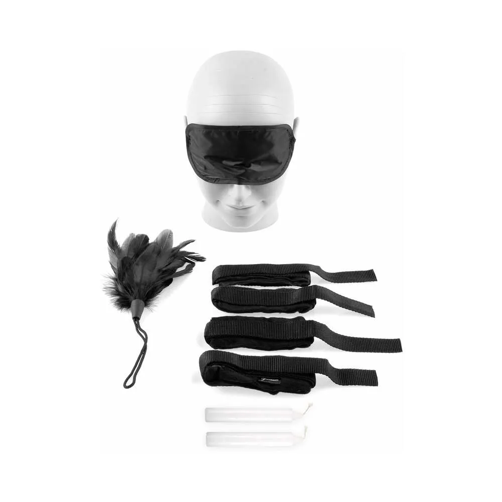 Fetish Fantasy Series 4-Piece Beginner's Bondage Set Black