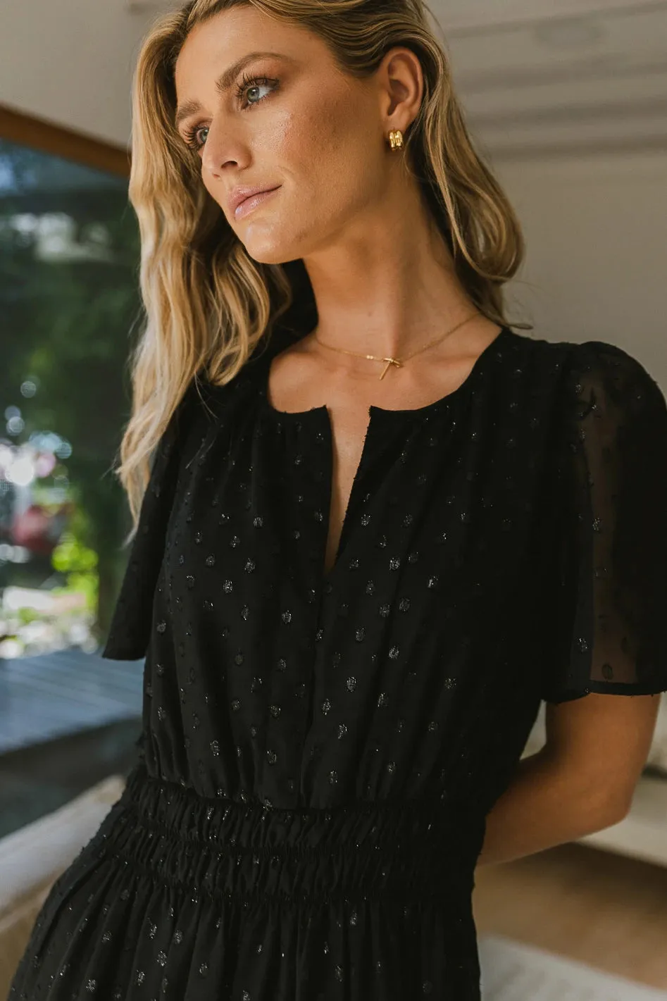 Fiona Maxi Dress in Black - FINAL SALE