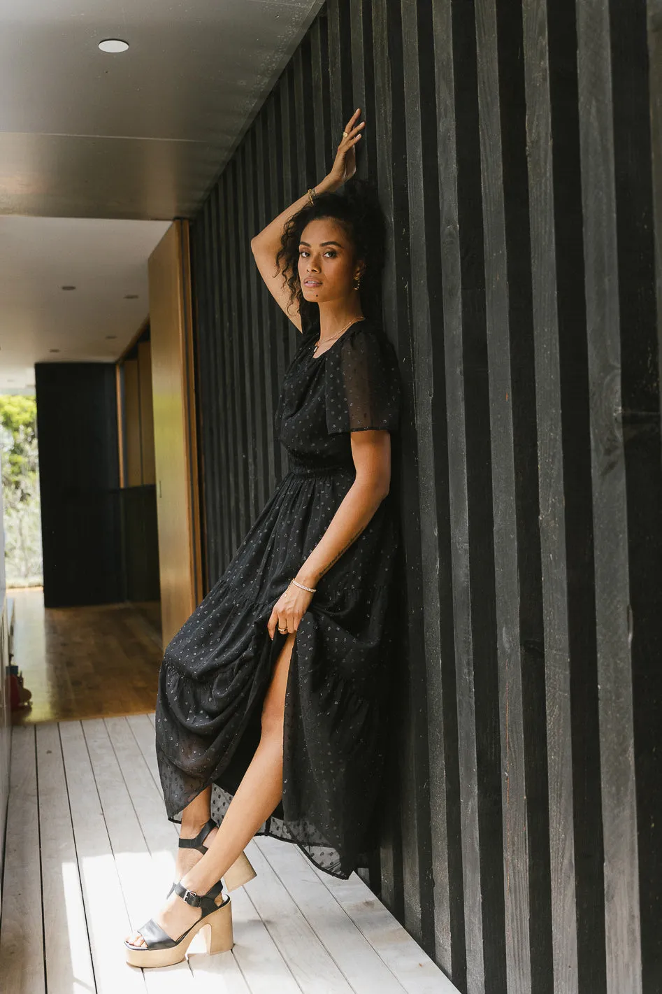 Fiona Maxi Dress in Black - FINAL SALE