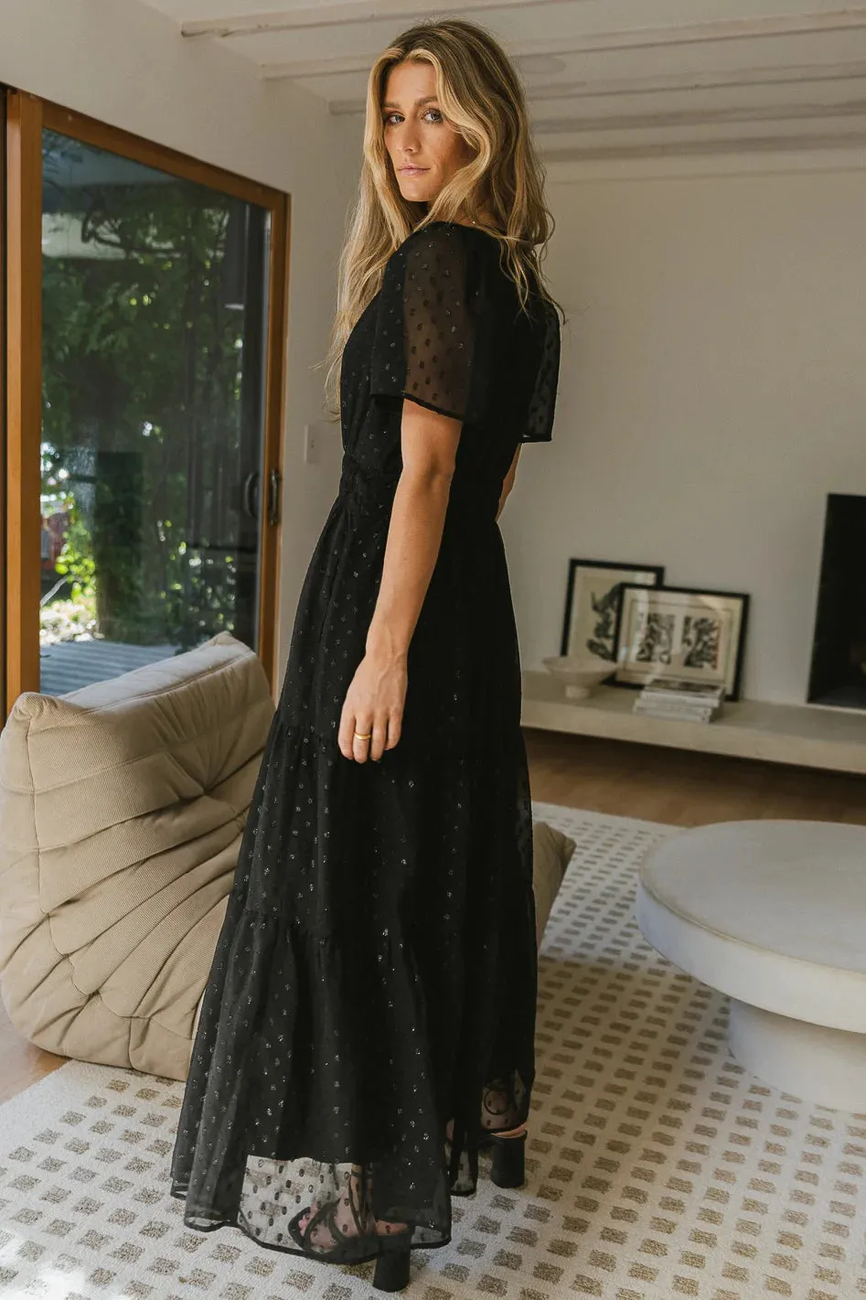 Fiona Maxi Dress in Black - FINAL SALE