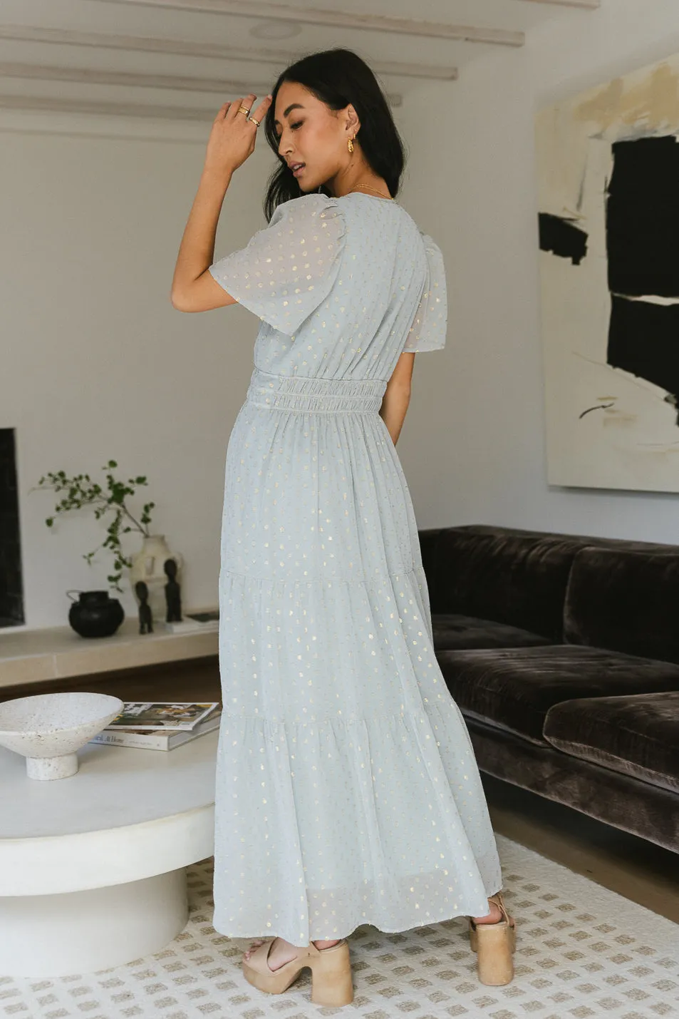 Fiona Maxi Dress in Blue - FINAL SALE