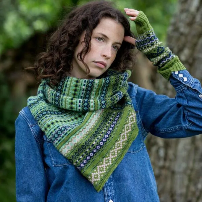 Foxcote Twisted Snood - Watercress