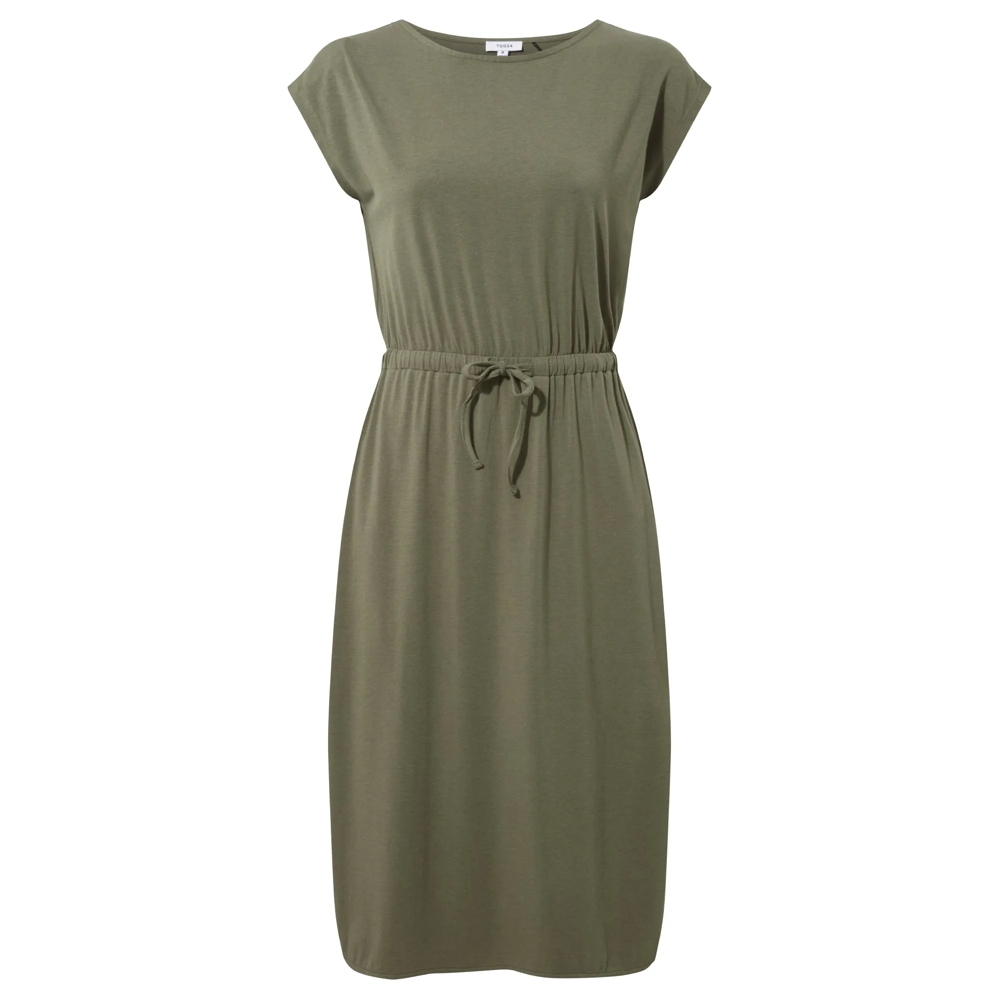 Frankie Womens Jersey Dress - Khaki