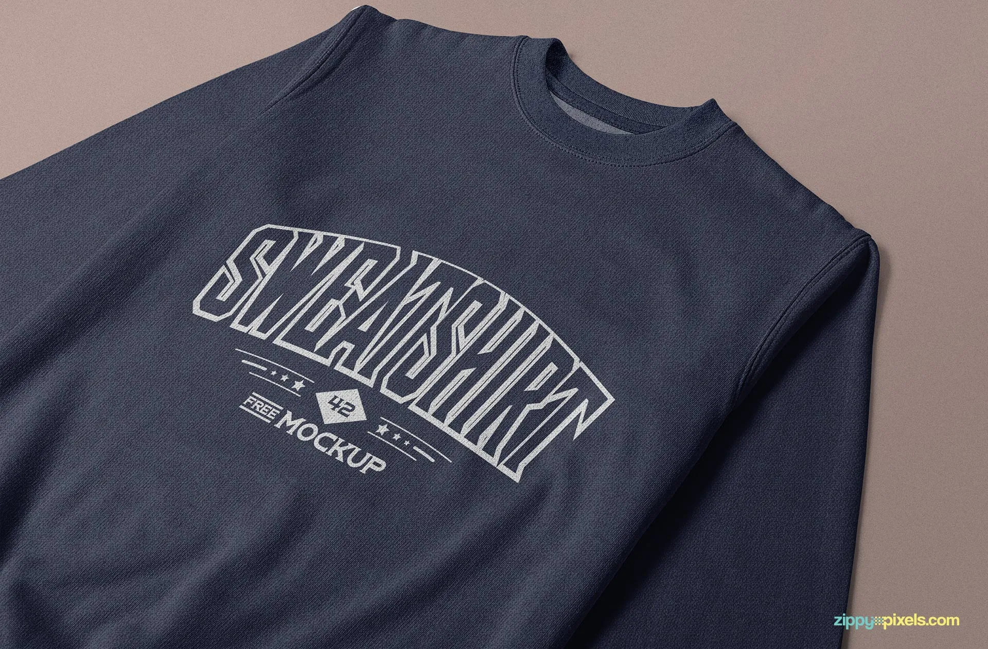 Free Crewneck Sweatshirt Mockup