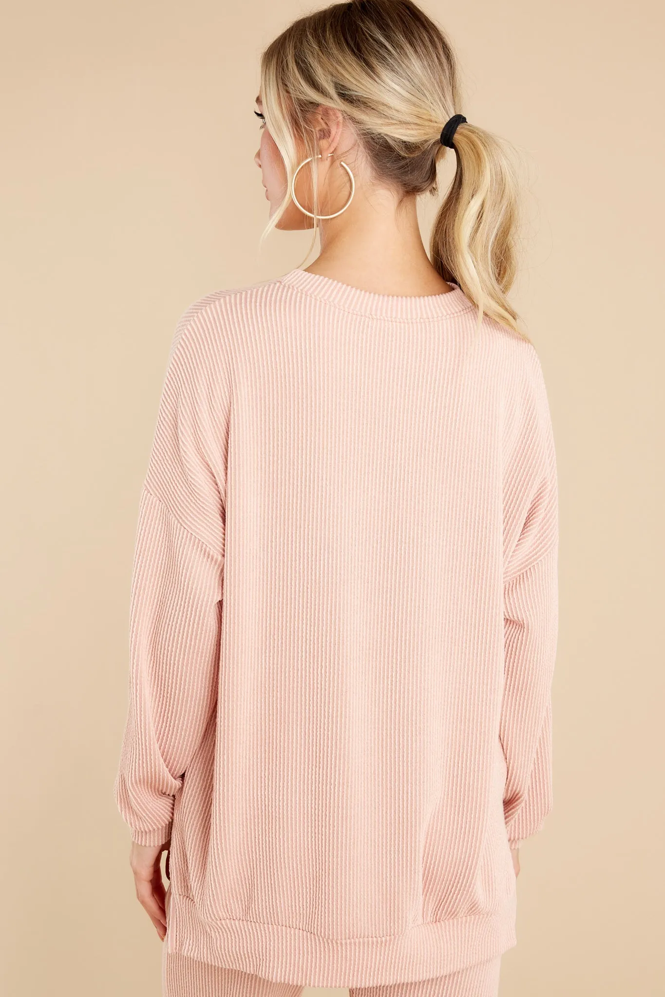 Free Yourself Light Peach Sweatshirt