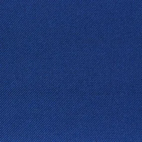 French Navy Blue Twill Super 100's Wool Blend Suiting