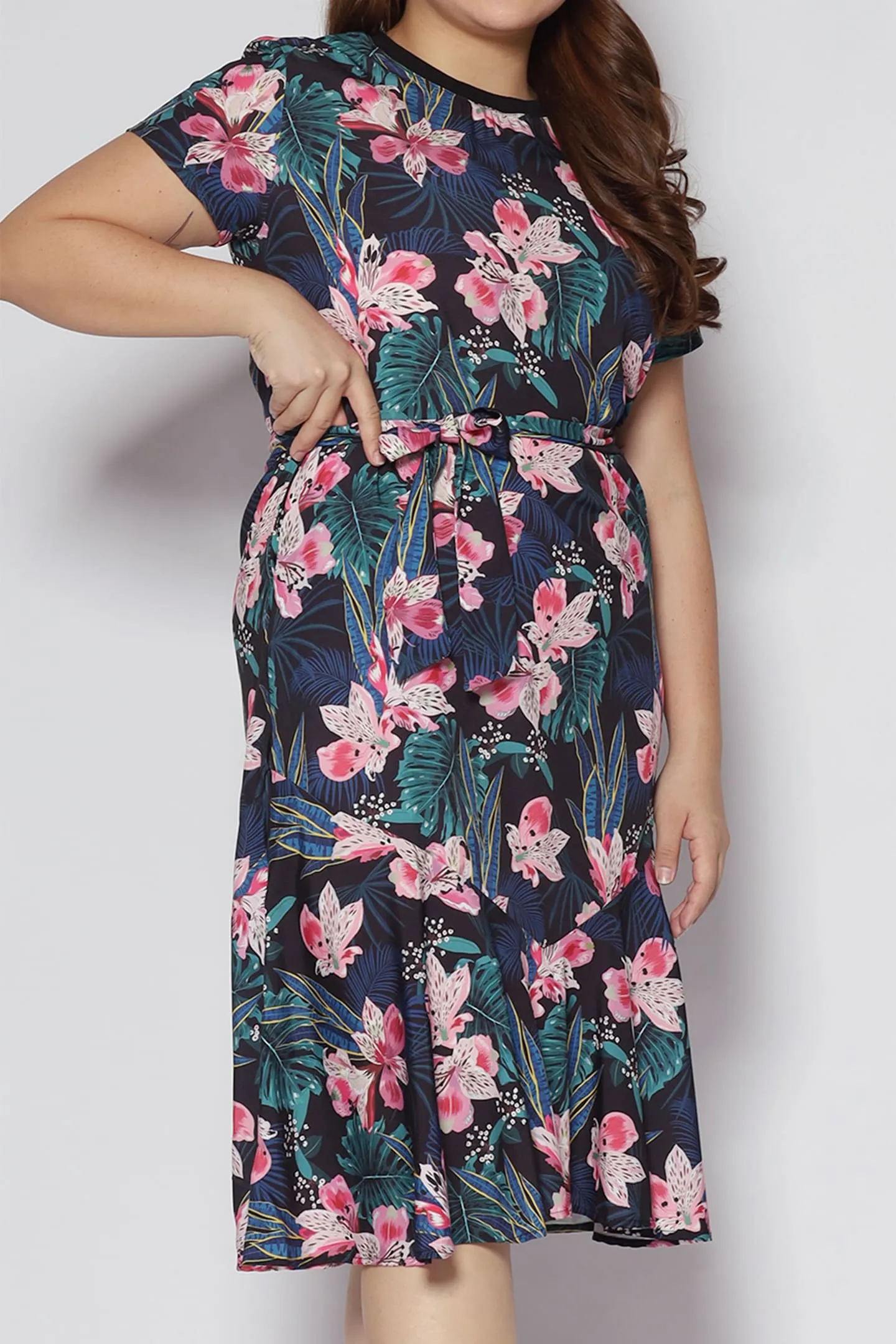 Gisele Dress in Hibiscus