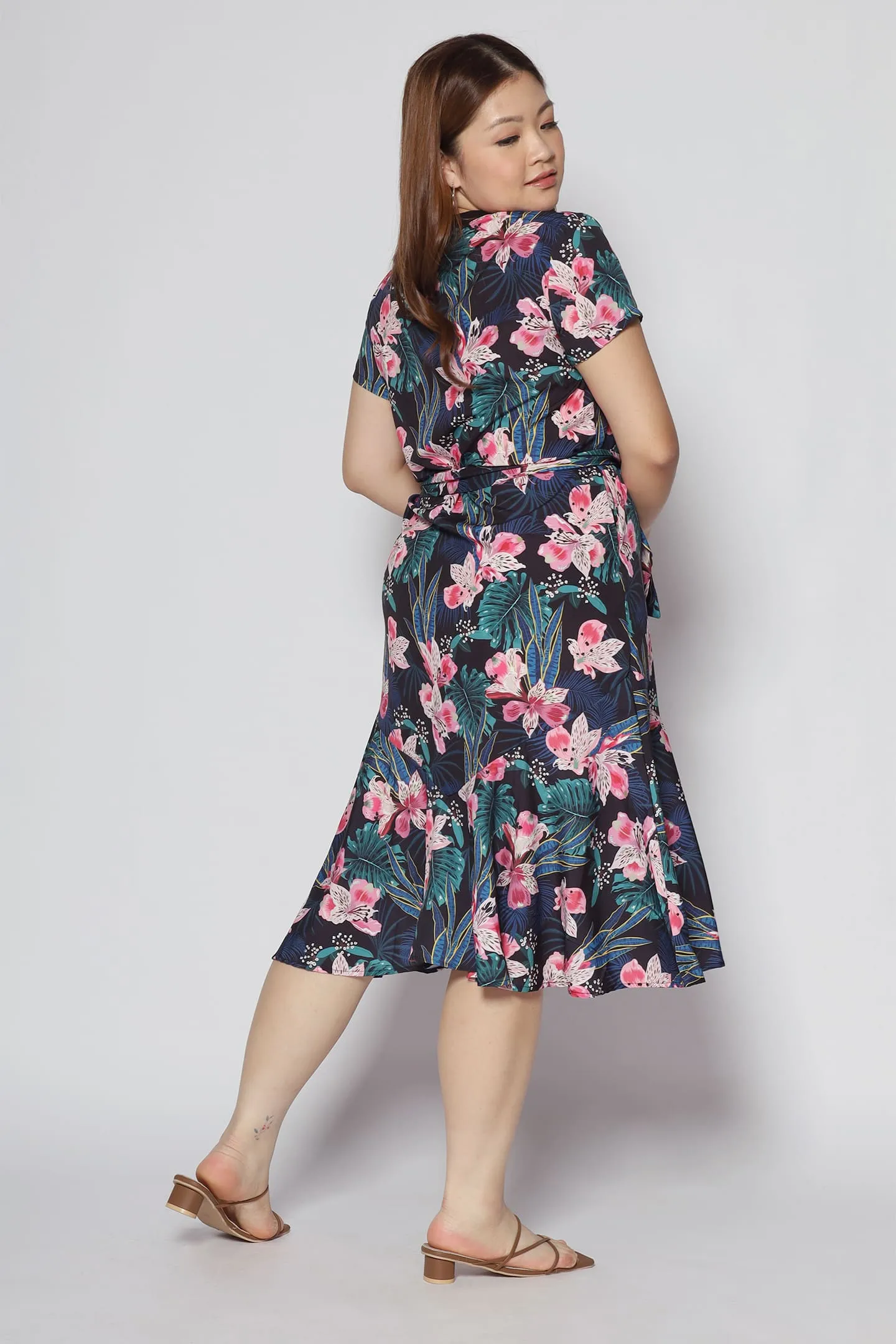 Gisele Dress in Hibiscus