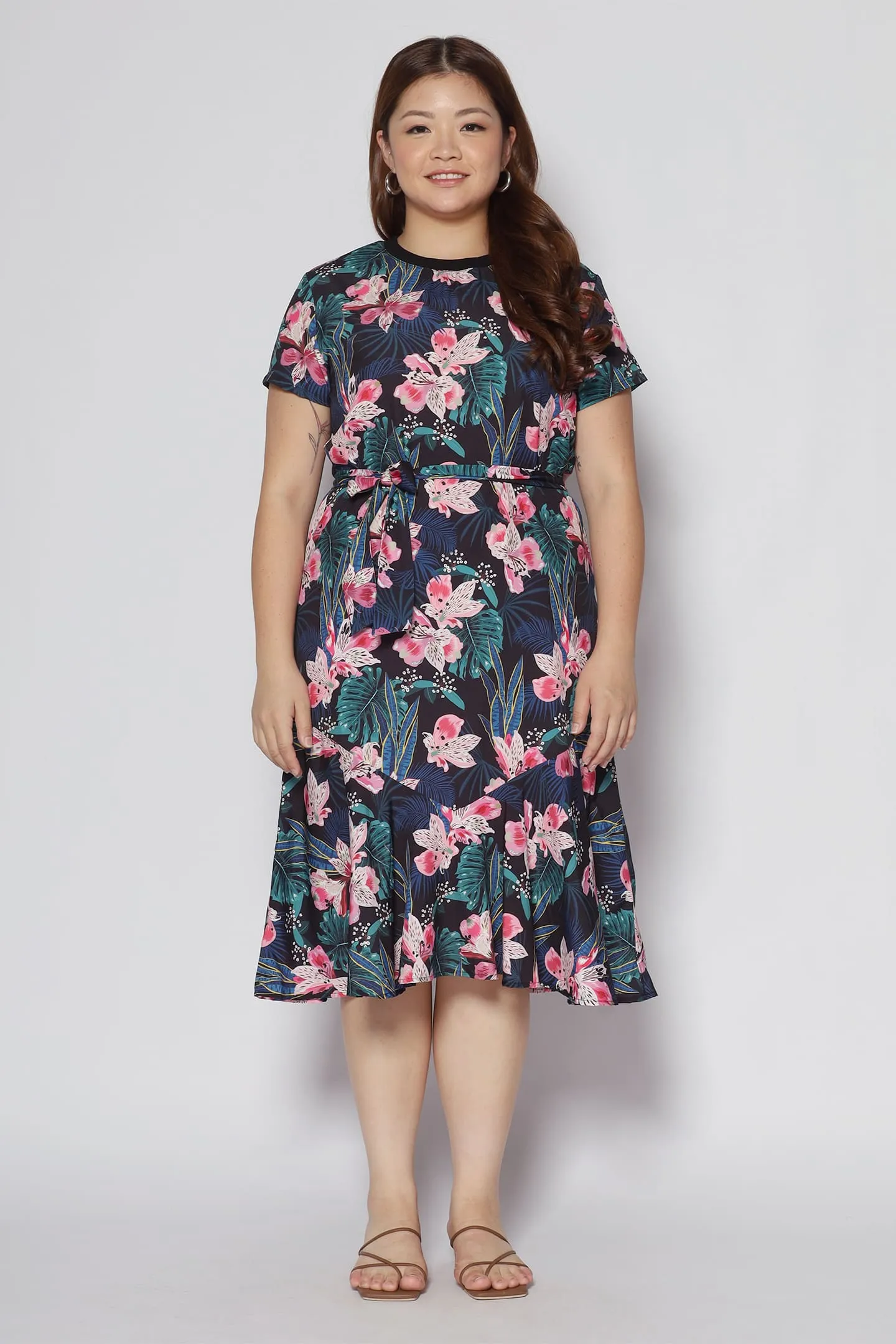 Gisele Dress in Hibiscus