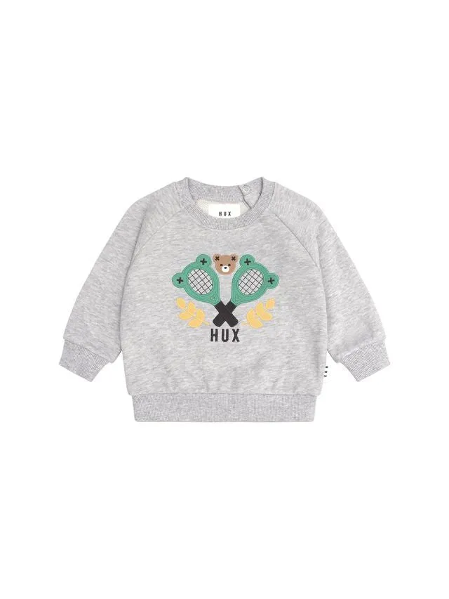 Grey Marle Tennis Hux Sweatshirt