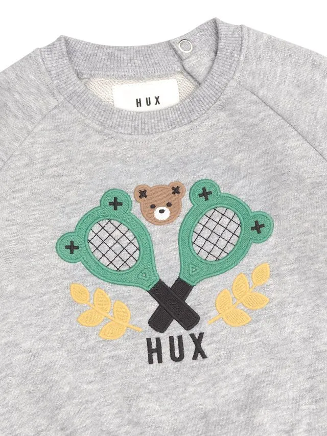 Grey Marle Tennis Hux Sweatshirt