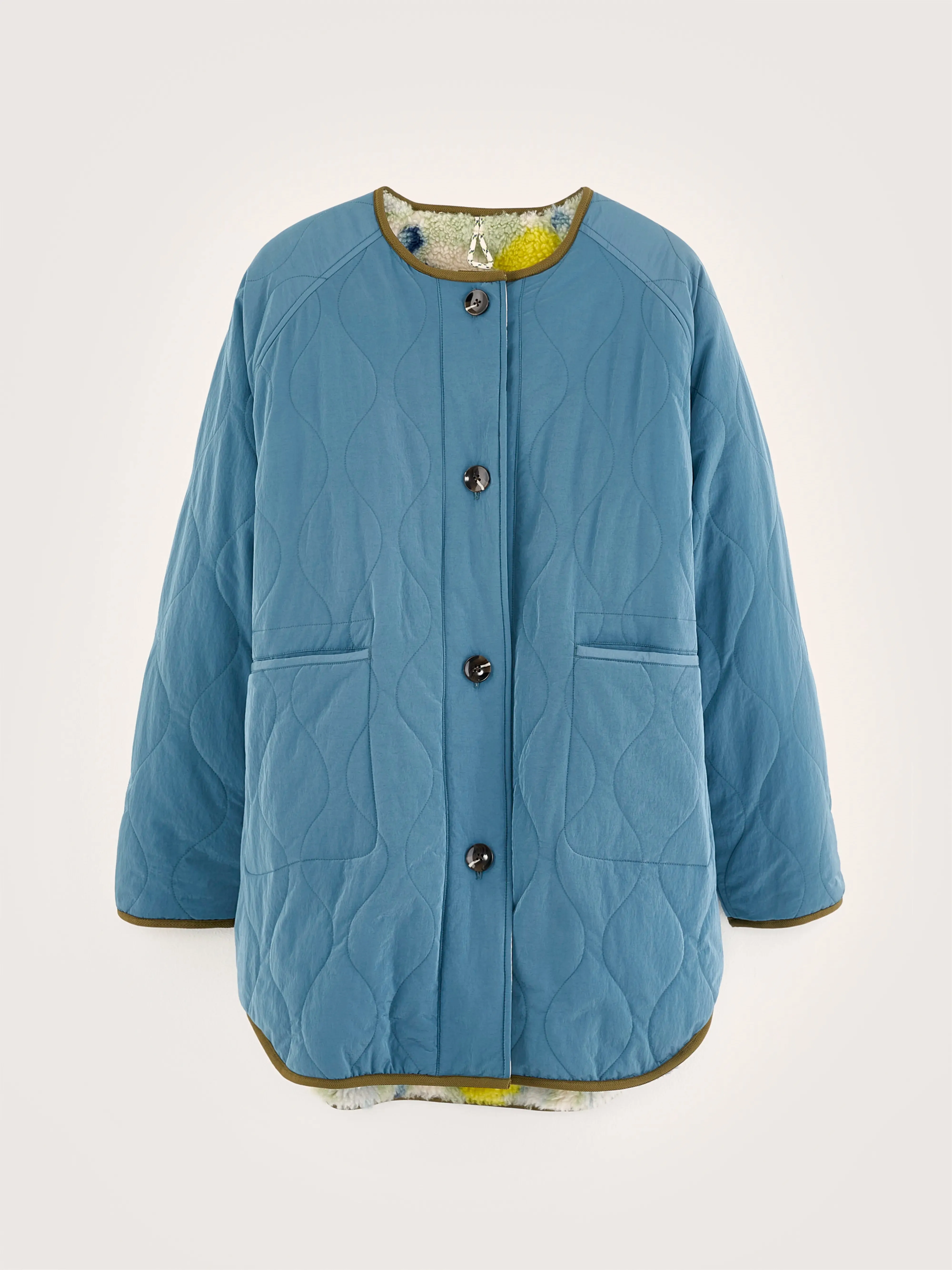 Hamon padded jacket (242 / W / BLUE EYES)