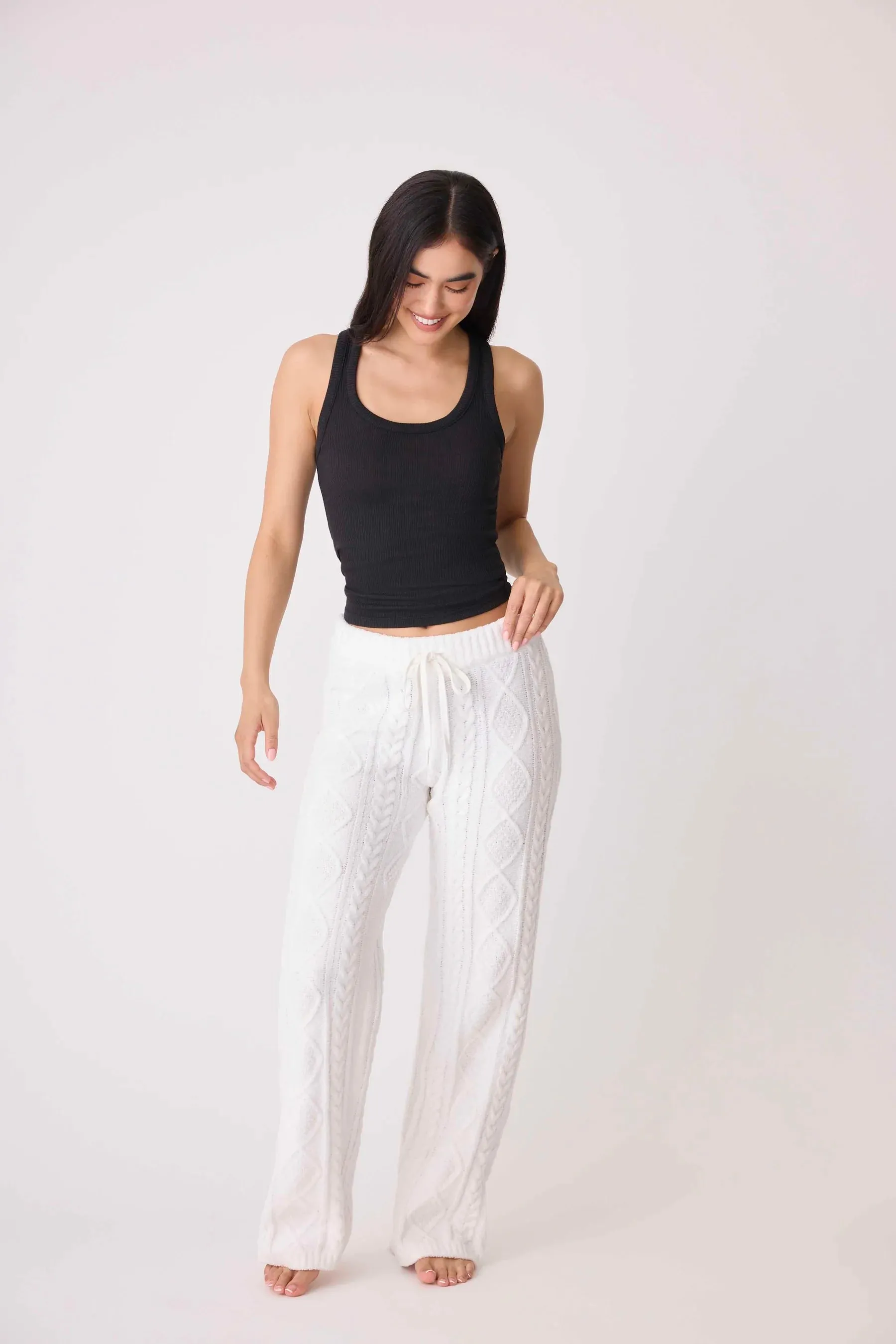 Ivory Cable Pant