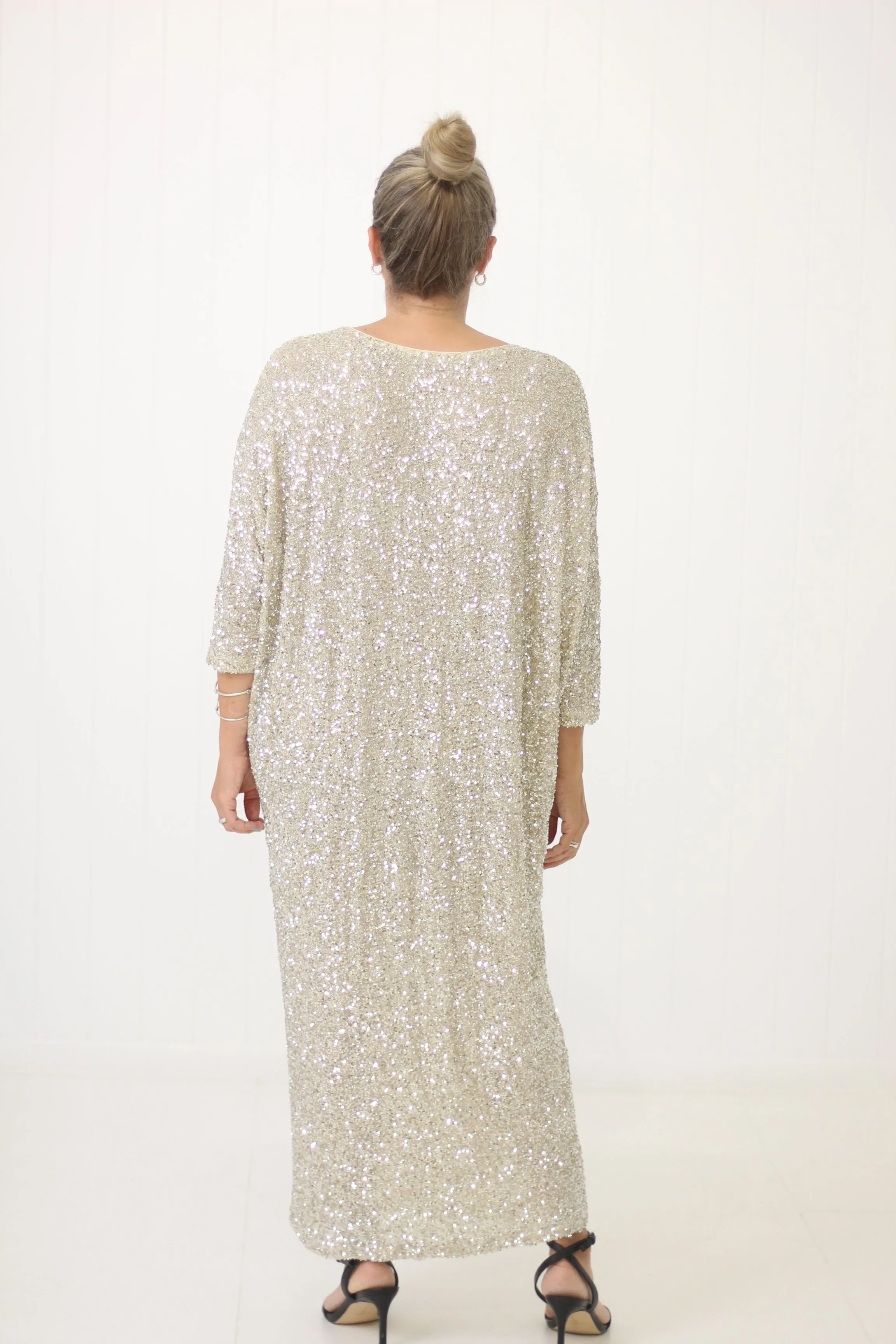 Kathryn Reversible Sequin Dress