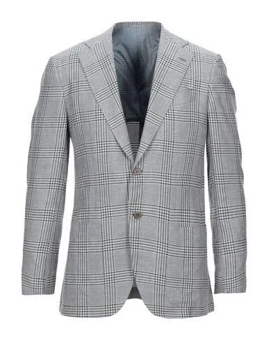 Kiton Man Blazer Light grey 38 suit