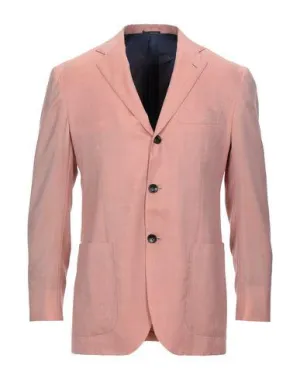 Kiton Man Blazer Orange 38 suit