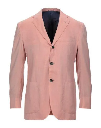 Kiton Man Blazer Orange 38 suit