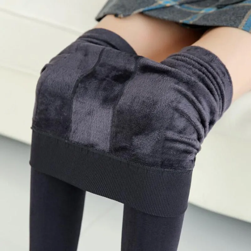 Ladies winter leggings velvet warm legging High Elastic Thick  Skinny leggings comfy Leggings