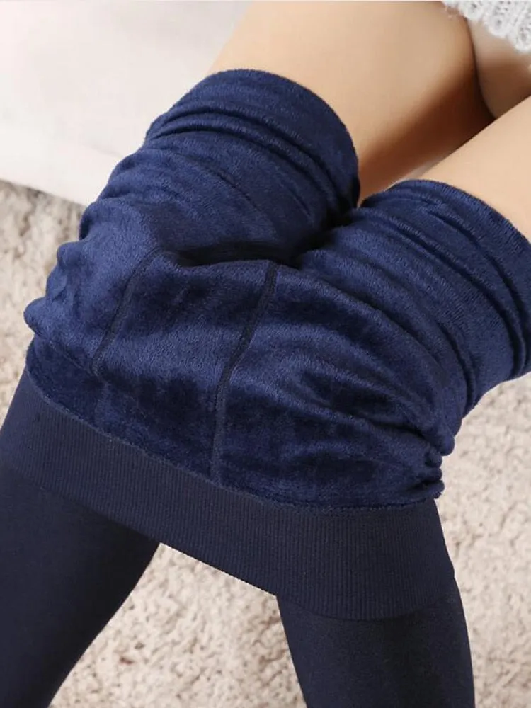 Ladies winter leggings velvet warm legging High Elastic Thick  Skinny leggings comfy Leggings