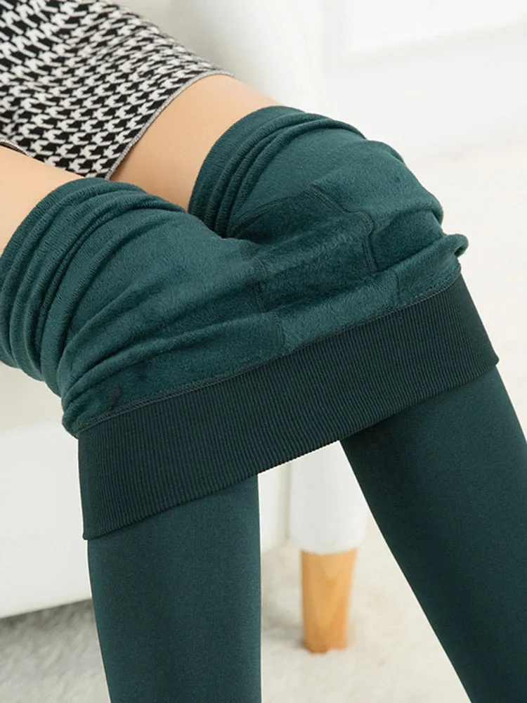 Ladies winter leggings velvet warm legging High Elastic Thick  Skinny leggings comfy Leggings