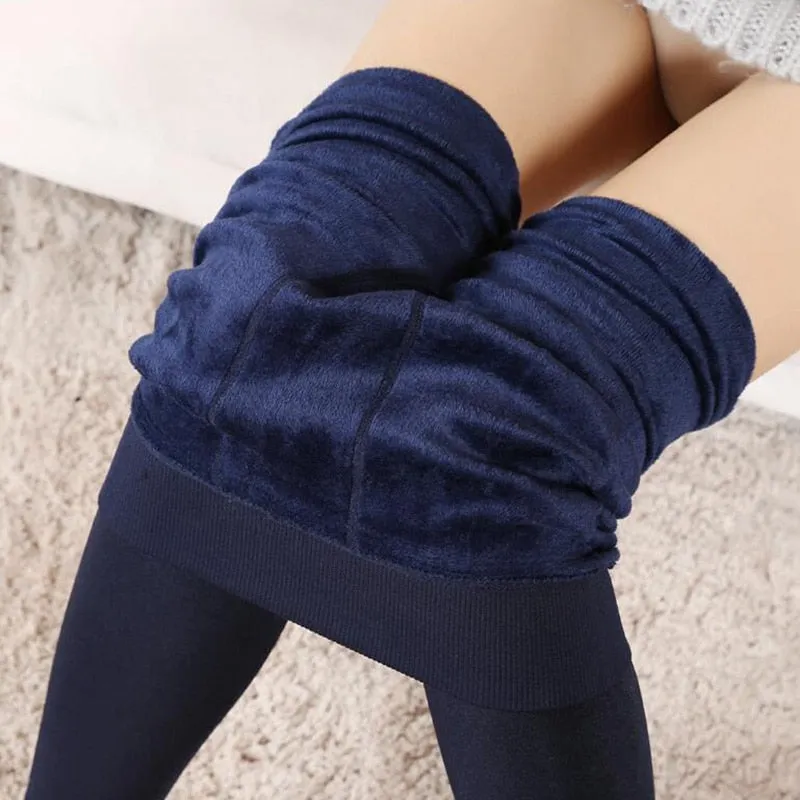 Ladies winter leggings velvet warm legging High Elastic Thick  Skinny leggings comfy Leggings