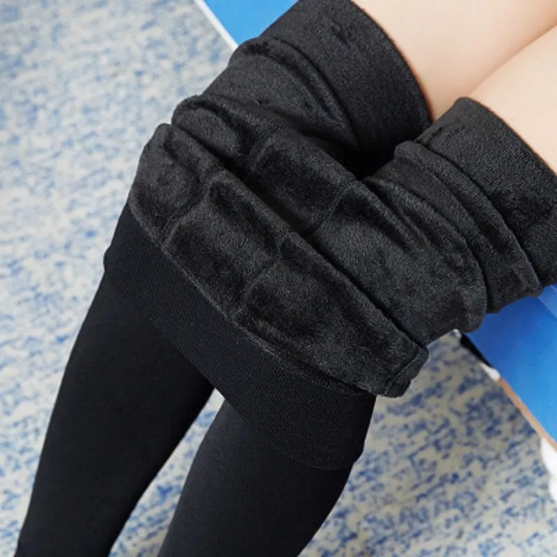 Ladies winter leggings velvet warm legging High Elastic Thick  Skinny leggings comfy Leggings