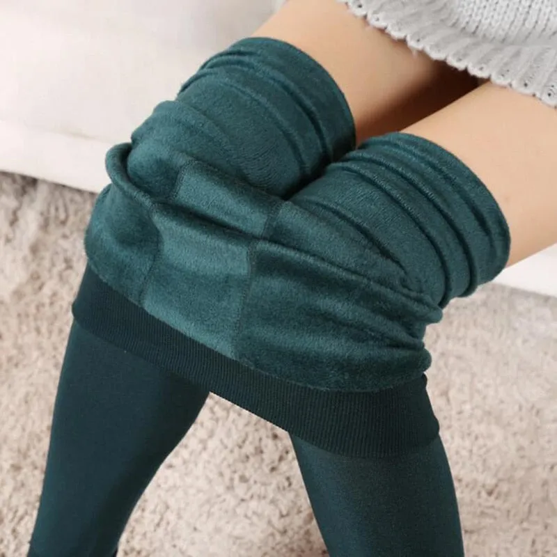 Ladies winter leggings velvet warm legging High Elastic Thick  Skinny leggings comfy Leggings