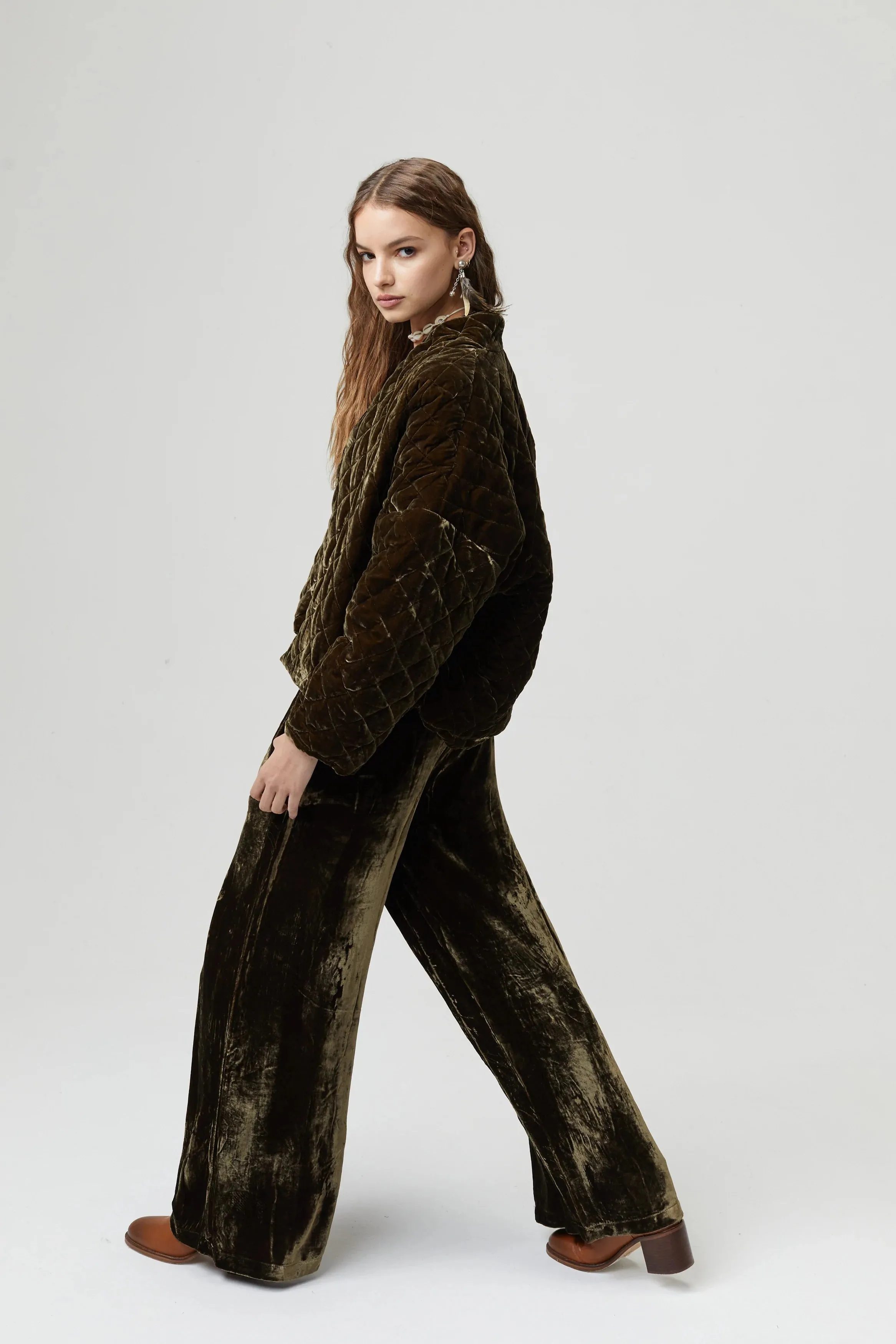 LANHTROPY - THE LUNA VELVET PANT