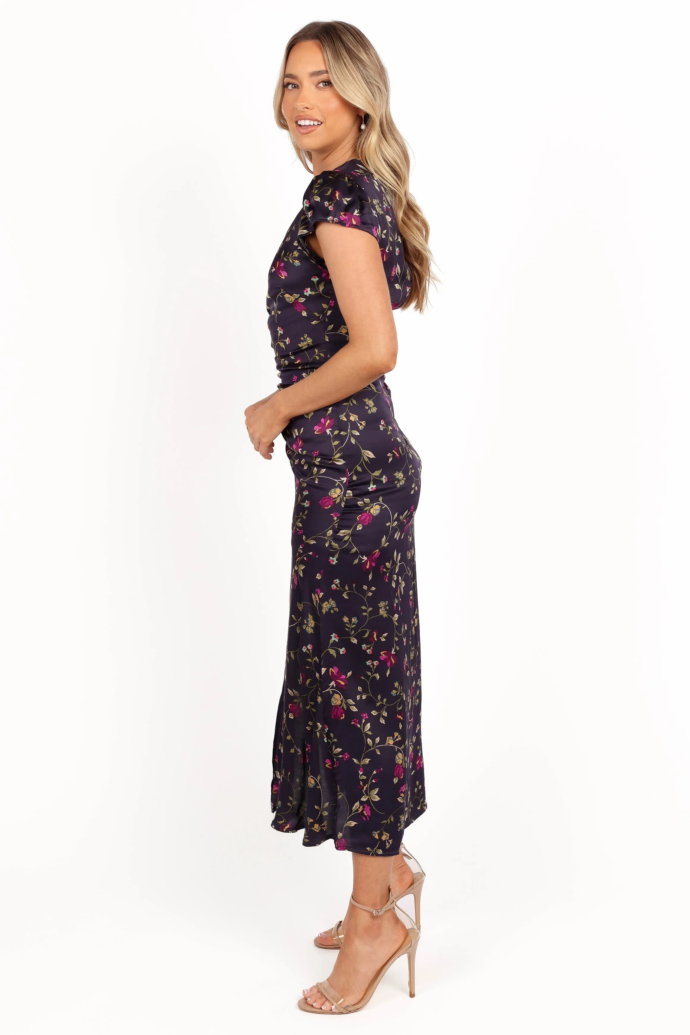 Lisbeth Midi Dress - Midnight Floral