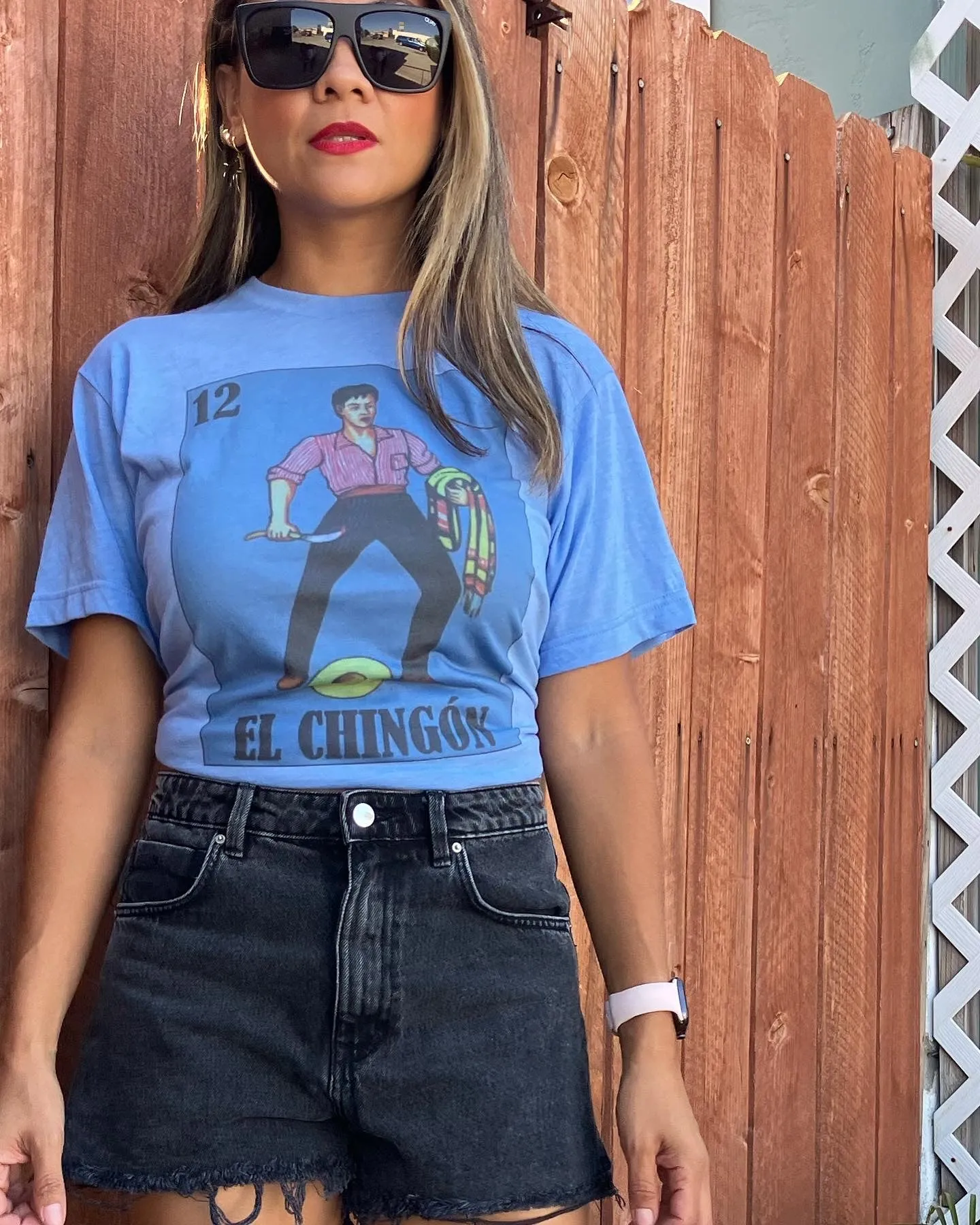 Loteria Art-Parody - El Chingon Graphic T-shirt