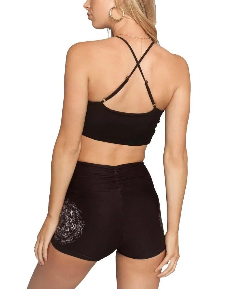 Luna Crossover High-Waisted Short