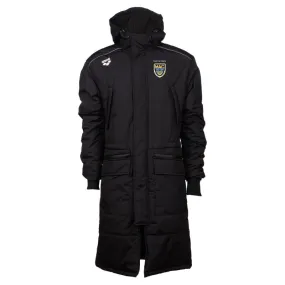 MAC UNISEX SOLID TEAM PARKA - BLACK - EMBROIDERED