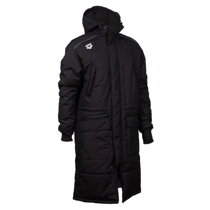 MAC UNISEX SOLID TEAM PARKA - BLACK - EMBROIDERED