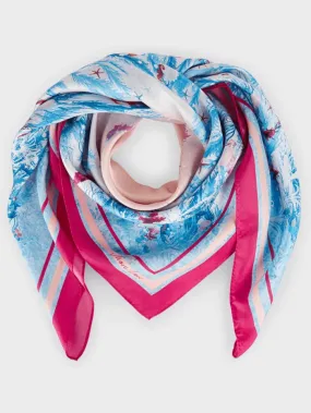 Marc Cain Collections Scarf In Deep Fuchsia WC B1.04 Z52 COL 267