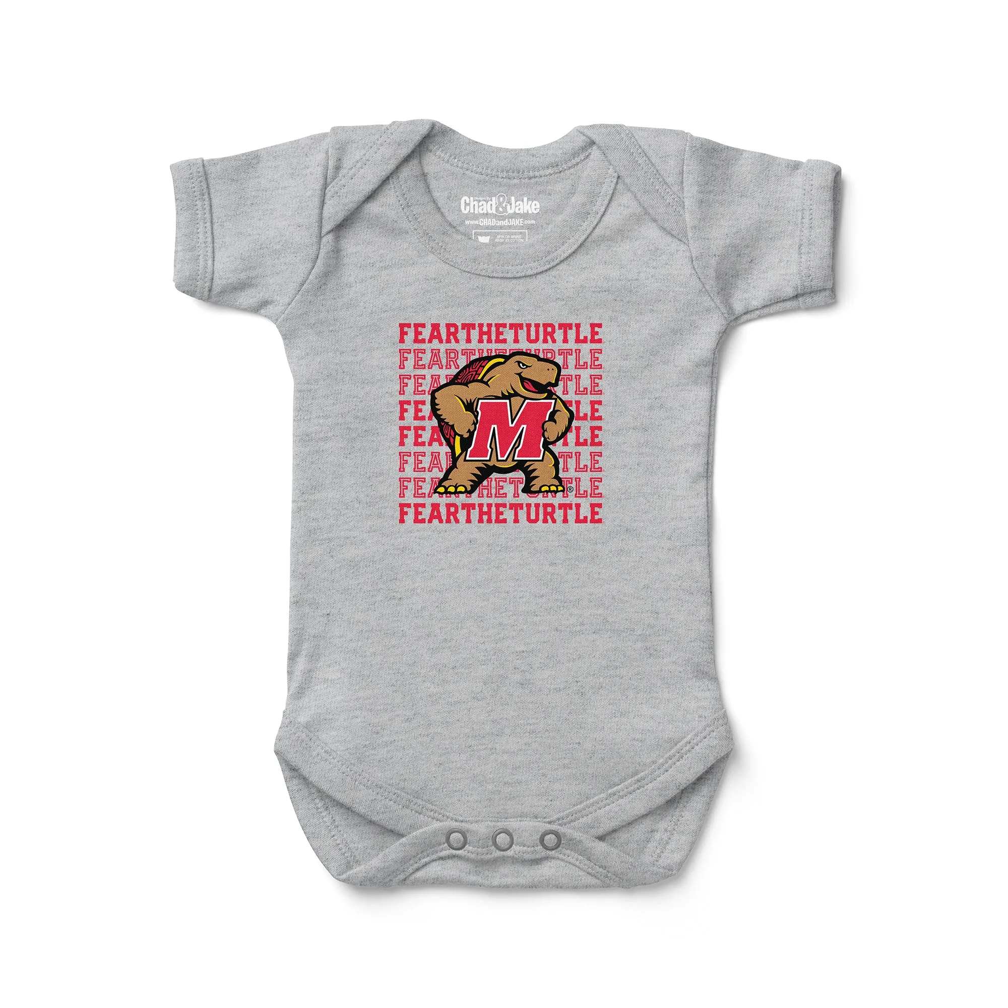 Maryland Terrapins Fear The Turtle Retro Bodysuit