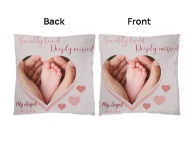 Memorial, Greatly Loved Deeply Missed Heart Classic Pillow