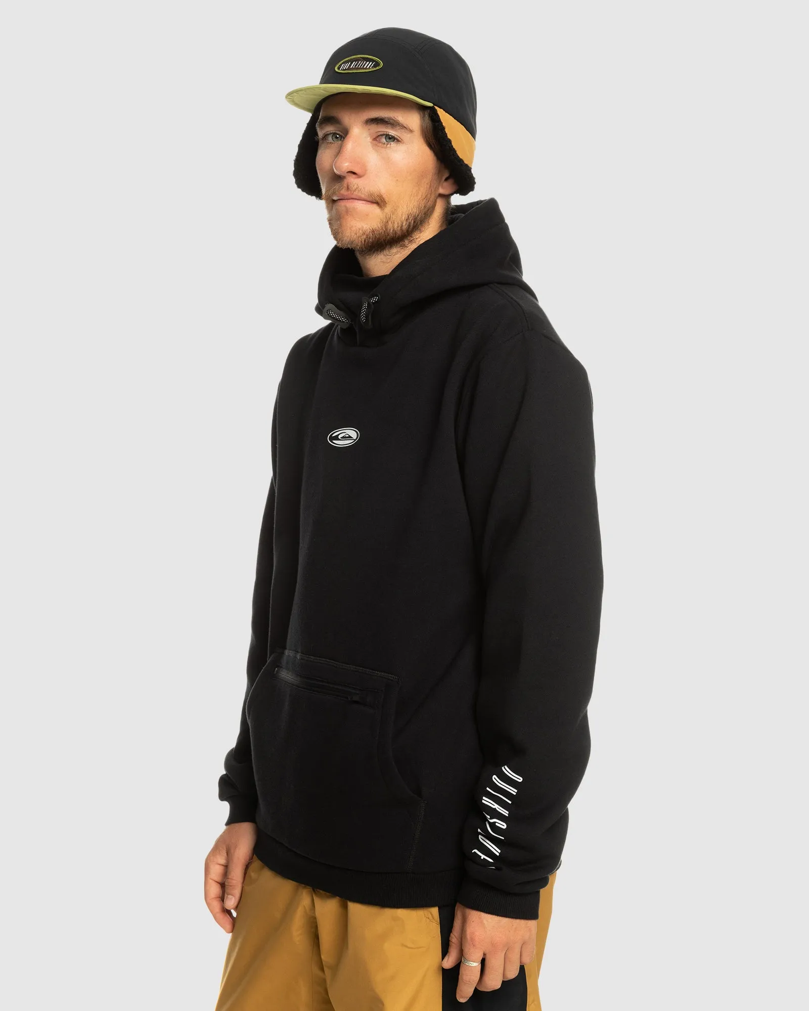 Mens Big Logo Technical Riding Hoodie