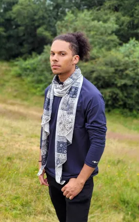 Men's Handkerchief Scarf - English Tea, Solid (Sold Out!)