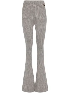 Monogram Jacquard Jersey Flare Pants