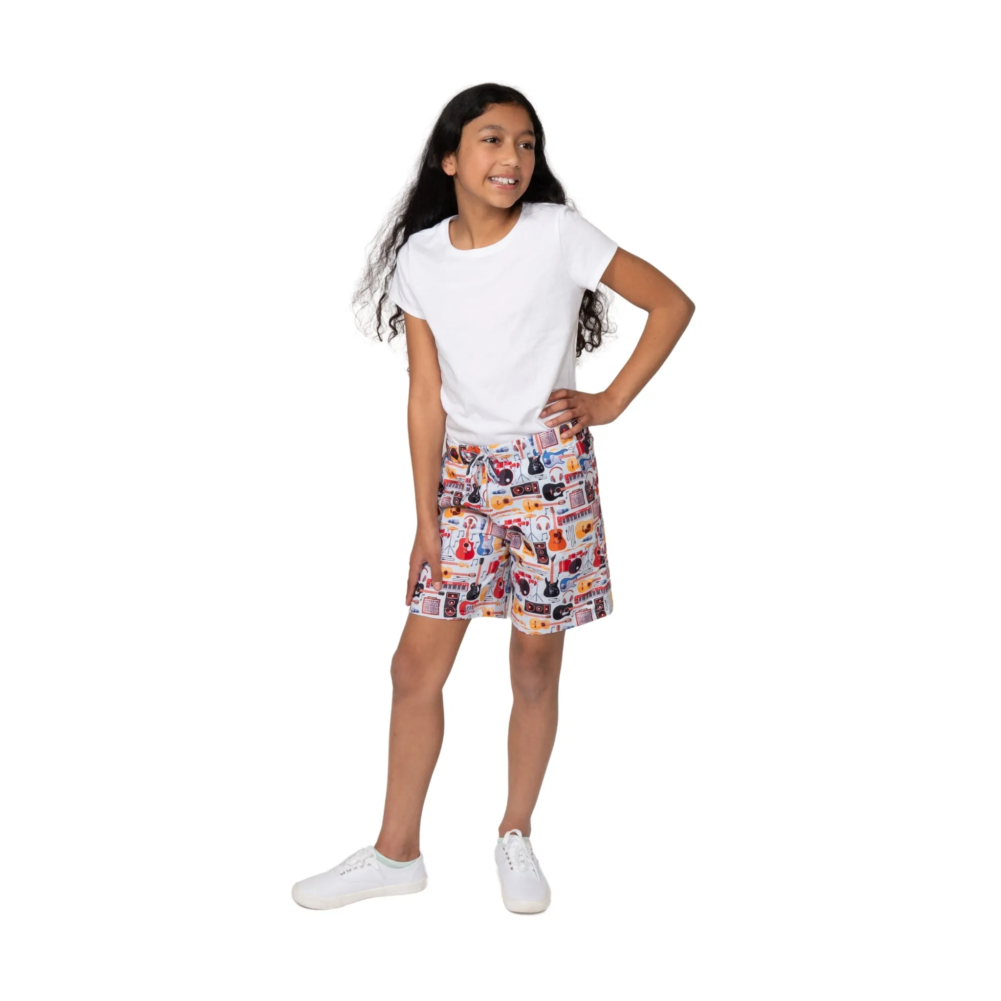 Musical Instruments Kids Shorts with Pockets [FINAL SALE]