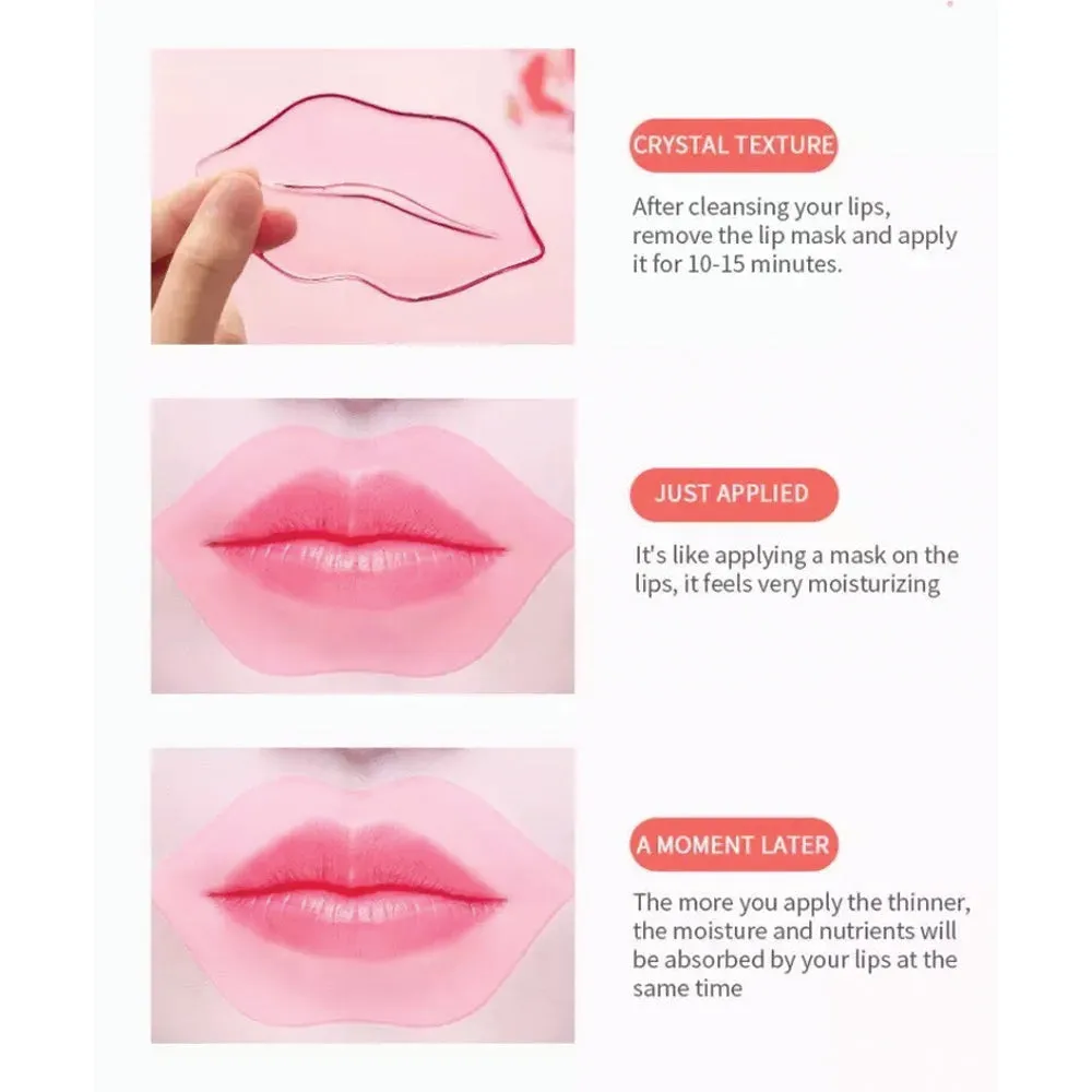 (NET) Crystal Collagen Lip Mask Gel Pads/993192