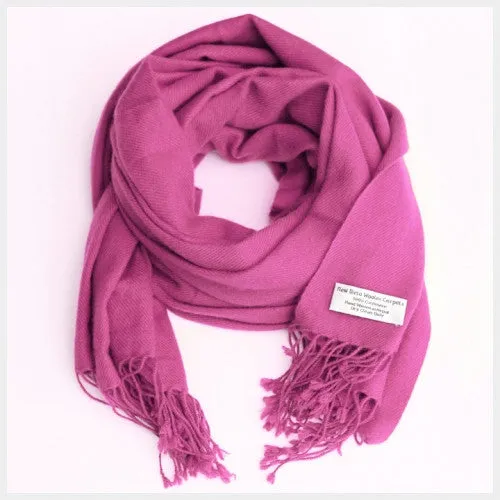 Pure Pashmina Scarf Pink