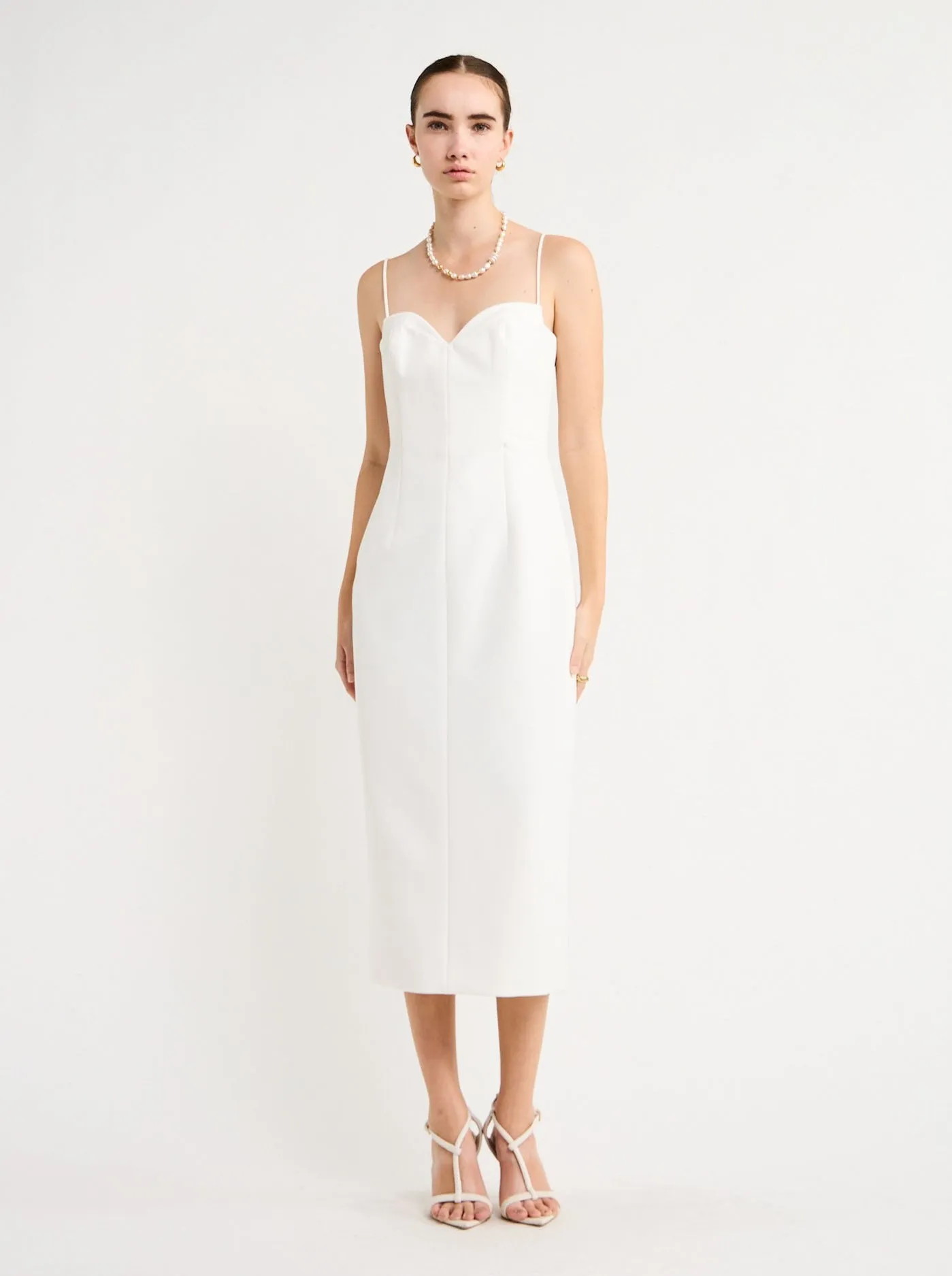 Rachel Gilbert Bodie Dress in Ivory