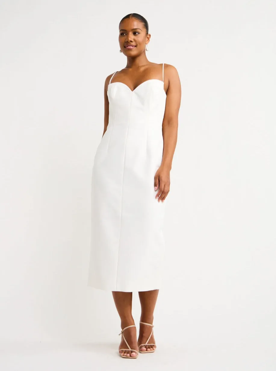 Rachel Gilbert Bodie Dress in Ivory