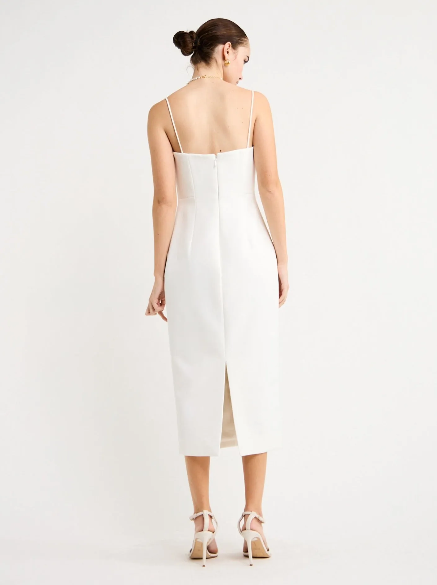 Rachel Gilbert Bodie Dress in Ivory