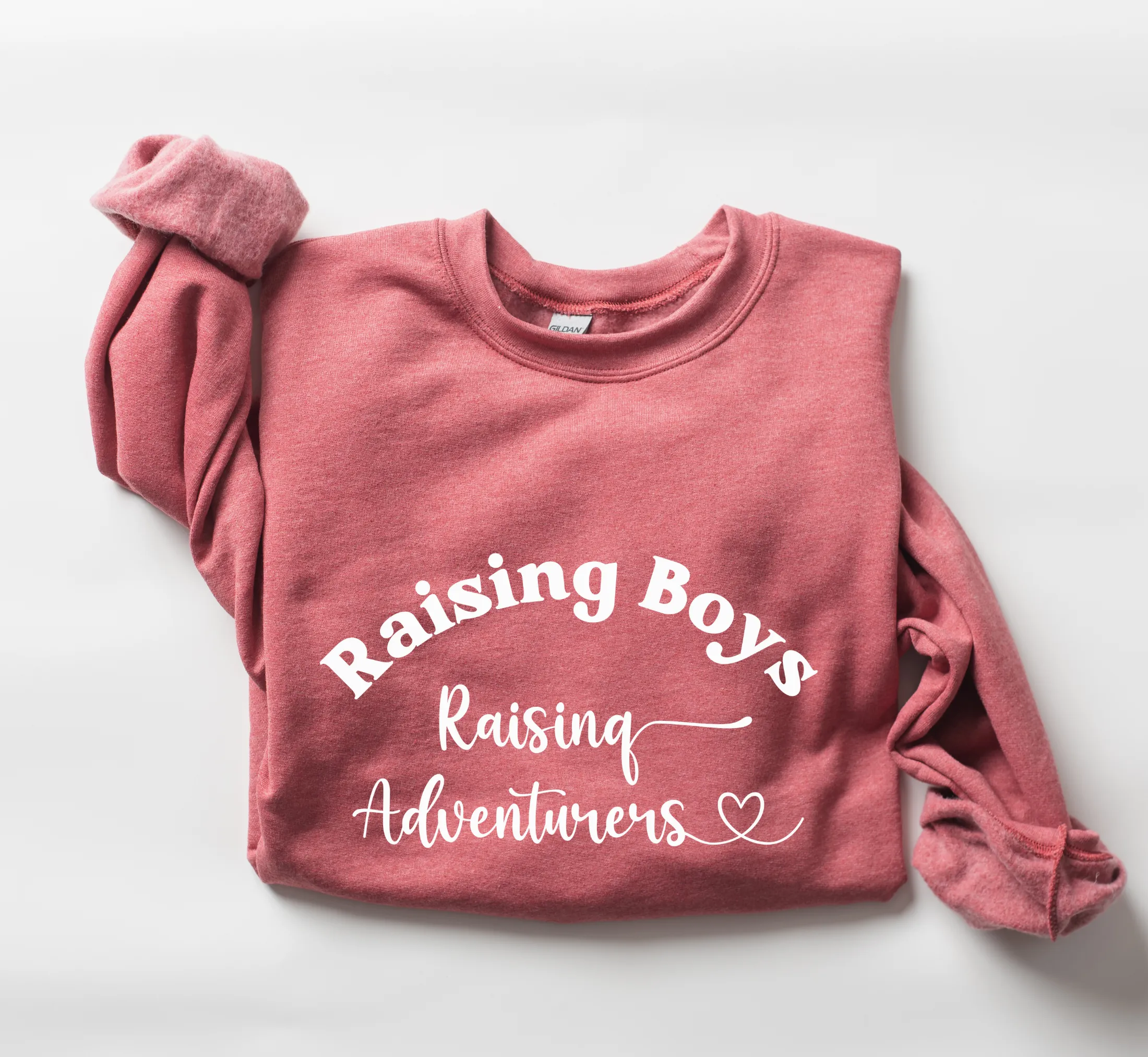 Raising Boys Mom Sweatshirt Adventurers Crewneck