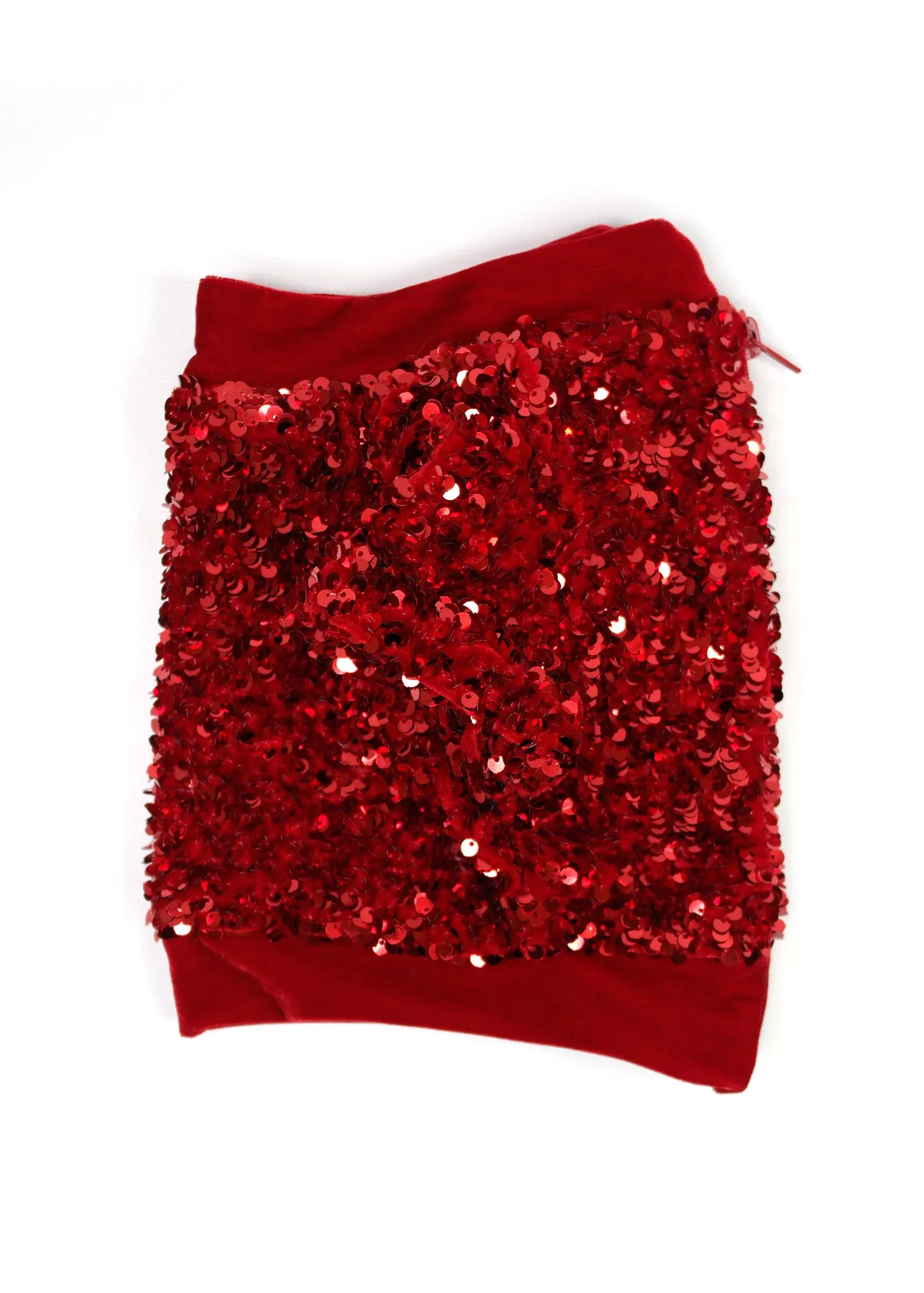 RED SEQUINED PARTY JACKET